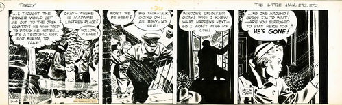 Caniff : Terry and the Pirates, strip "The Little Man" (1941)