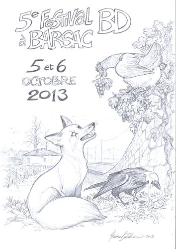 Bertolucci : "Love", affiche du festival BD de Barsac 2013